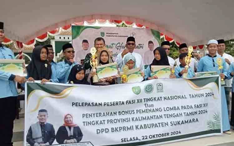 Kafilah Sukamara Raih Juara Tiga Pada FASI XII Tingkat Nasional