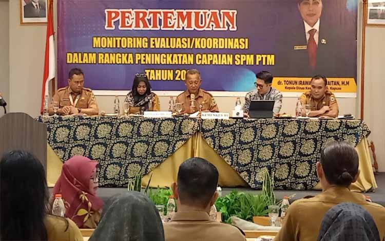 Dinkes Kapuas Adakan Monev Tingkatkan Capaian SPM Penyakit Tidak Menular