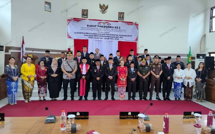 Pj Bupati Gunung Mas: Amanah Besar Menanti Pimpinan DPRD Gunung Mas yang Baru Dilantik