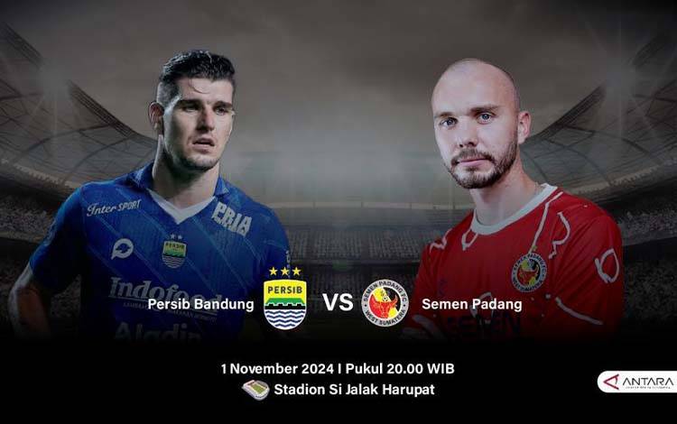 Jadwal Liga 1 Pekan 10: Persib Jumpa Semen Padang, Bali United vs PSBS