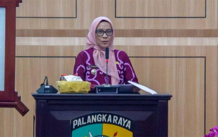 Pj Wali Kota Palangka Raya, Hera Nugrahayu. (FOTO: HUMAS)