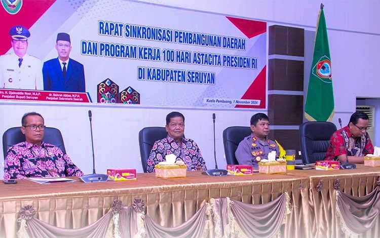 Pj Bupati Seruyan Fokus Sinkronisasi Pembangunan Daerah dengan Program 100 Hari Presiden