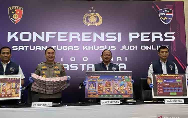 Polri Tangkap Tiga Tersangka Baru Judi Daring Dikendalikan WN China