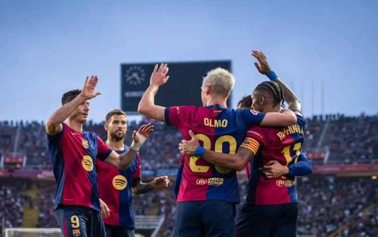 Barcelona Menangi Derby Katalunya Usai Sikat Espanyol 3-1