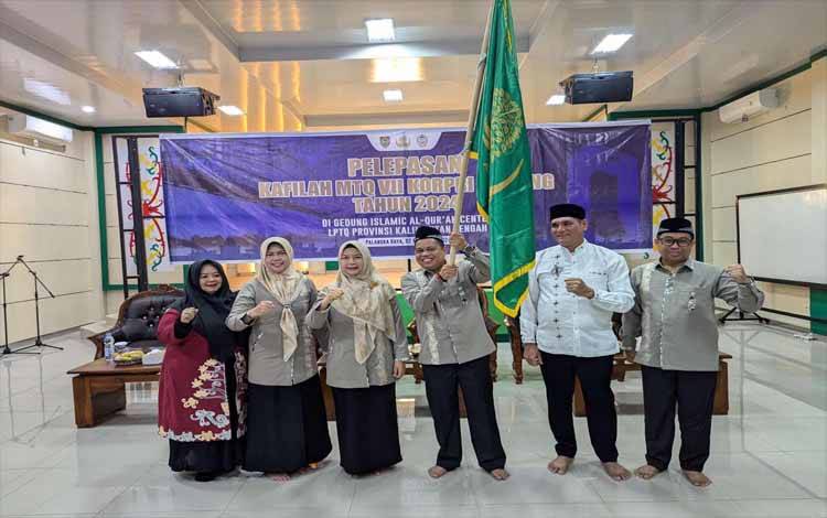 Pelepasan Kafilah MTQ VII Korpri Tingkat Nasional Provinsi Kalimantan Tengah 2024