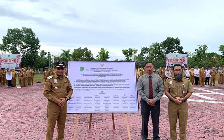 Pemkab Sukamara Gelar Ikrar Netralitas Pada Pilkada 2024