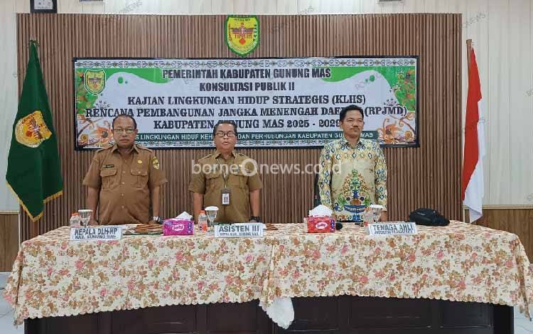 Pemkab Gunung Mas Gelar Konsultasi Publik II KLHS RPJMD 2025-2029