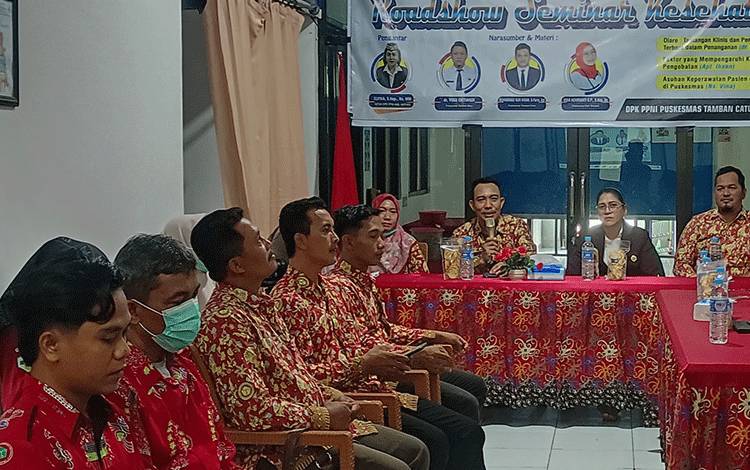 Seminar Kesehatan PPNI Kapuas di PKM Tamban Catur Fokus Tingkatkan Pemahaman Penanganan Diare