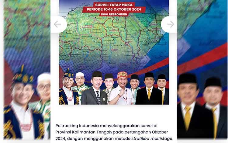 Diberi Sanksi Persepsi, Keraguan Muncul Hasil Survei Poltracking di Pilkada Kalteng