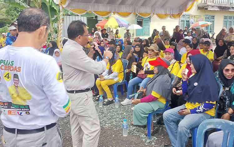 Paslon Erlin Hardi - Alberkat Sampaikan Komitmen Tingkatkan Kesejahteraan Pendidik Agama