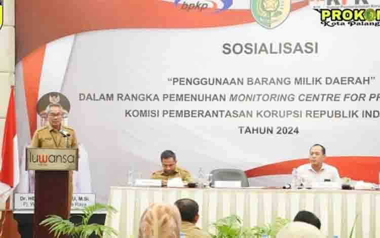 Pj Sekda Palangka Raya Tekankan Pentingnya Pemenuhan MCP KPK untuk Cegah Korupsi