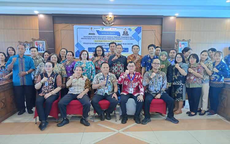 Asisten III Barito Timur Sosialisasikan Penerapan Budaya Kerja ASN