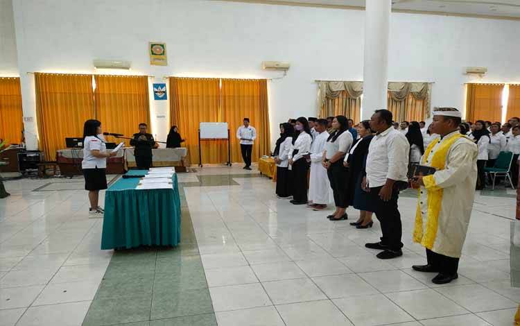 31.122 Anggota KPPS Kalteng Dilantik