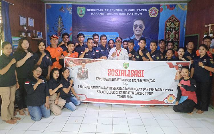 BPBD Damkar Bartim Sosialisasikan SK Bupati Tentang Peningkatan Kesiapsiagaan Bencana