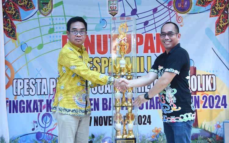 Paroki Santa Maria De La Salette Muara Teweh Juara Umum Pesparani I Tingkat Kabupaten Barito Utara