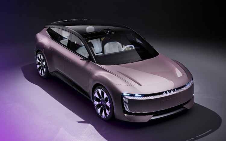 Audi Kenalkan Mobil Konsep di China Tanpa Logo Cincin Ikonik
