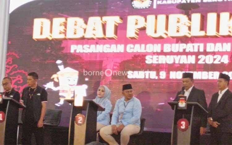 Pasangan Ahmad Selanorwanda-H Supian Paparkan Visi dan Misi di Debat Publik Kedua