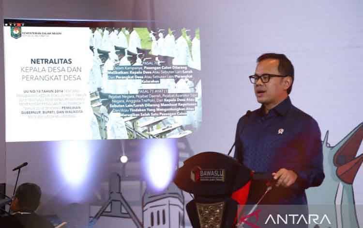 Wamendagri Minta Pemda jaga Stabilitas Politik-keamanan Selama Pilkada