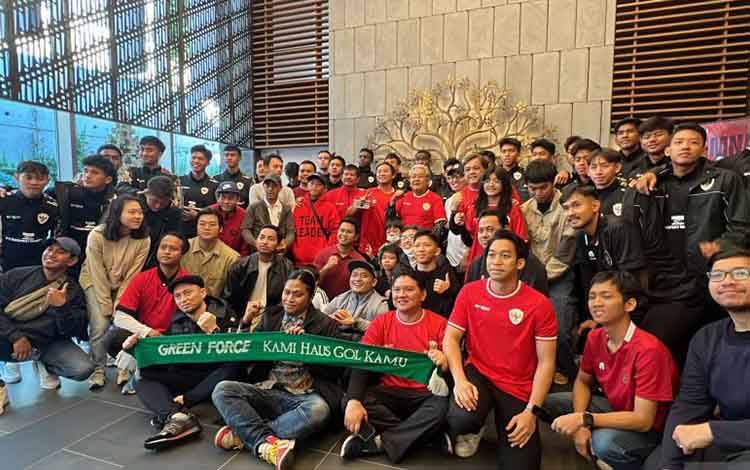 Timnas U20 Temu-sapa Diaspora Indonesia di Jepang