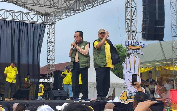 Abdul Razak-Sri Suwanto Kampanye Terbuka di Kobar