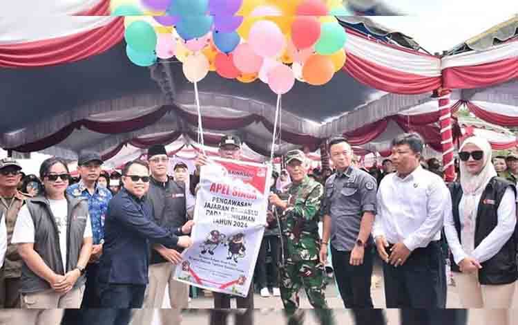 Jelang Pilkada 2024, Bawaslu Kapuas Gelar Apel Siaga