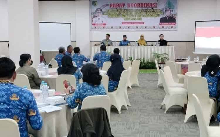 Pemko Palangka Raya Gelar Rapar Koordinasi Penanggulangan Kemiskinan