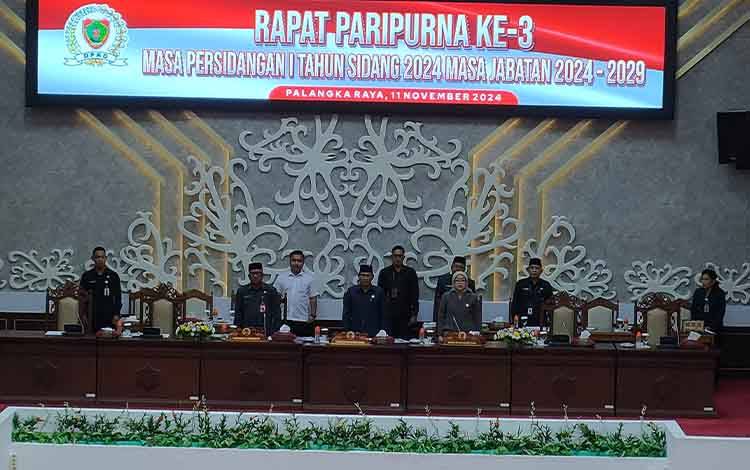 Pimpinan DPRD Kalteng 2024 - 2029 Diumumkan