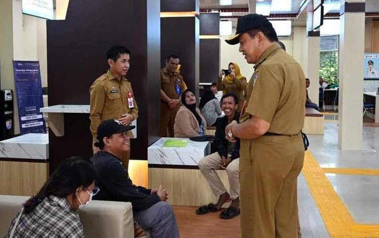 Jelang Peresmian, Pj. Bupati Kunjungi Mal Pelayanan Publik Kobar