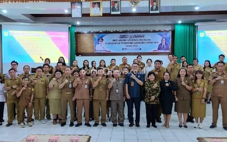 Pemkab Gunung Mas Sosialisasi Bagi Pejabat Fungsional Perencana dan Analis Kebijakan
