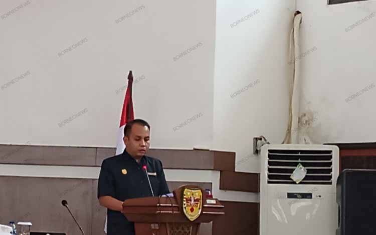 DPRD Gunung Mas Sampaikan Raperda Tentang Lalu Lintas di Ruas Jalan Umum dan Jalan Khusus