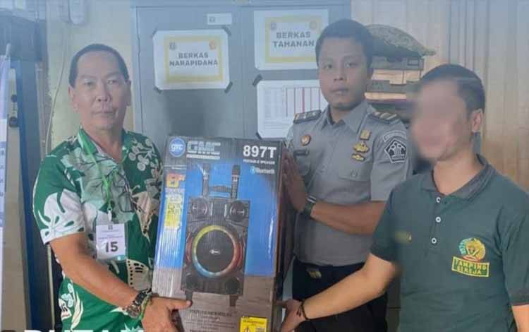 Rutan Kapuas Terima Bantuan Sound System untuk Dukung Pembinaan Rohani WBP Nasrani