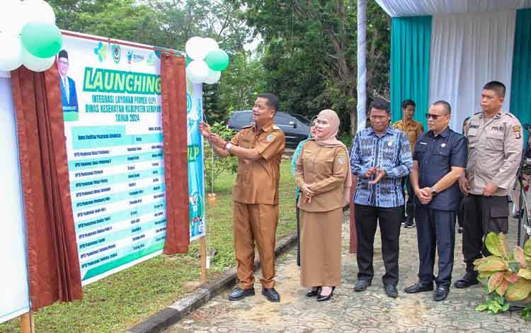 Pj Bupati Launching Integrasi Pelayanan Kesehatan Primer di Seruyan