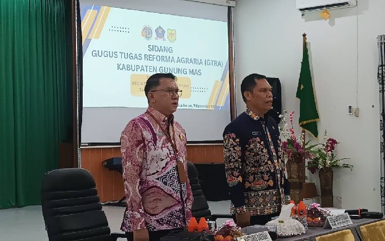 Kantor Pertanahan Gumas Berharap Masyarakat Turut Sukseskan Program Redistribusi Tanah
