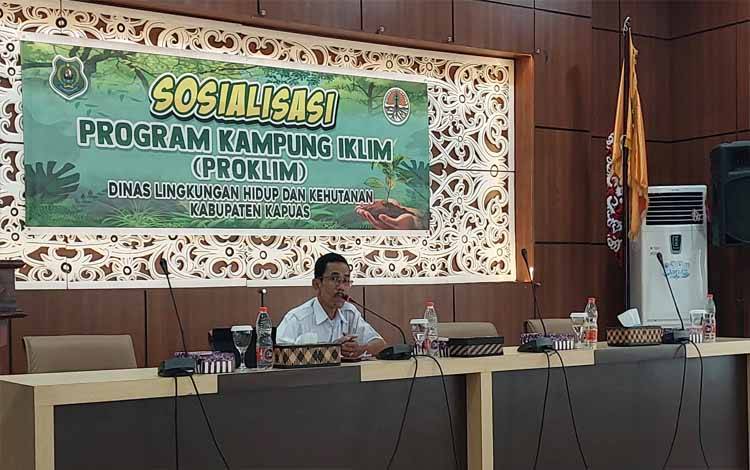 DLHK Kapuas Dorong Aksi Nyata Hadapi Perubahan Iklim melalui Proklim