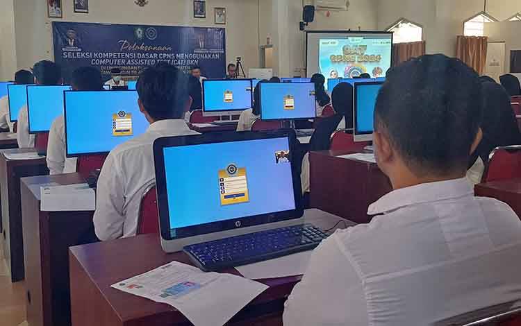 Selalu Ada Peserta Tak Hadir di Setiap Sesi Tes SKD CPNS Kotim