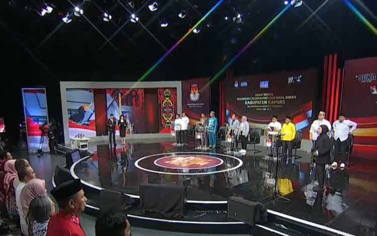 Debat Publik Kedua Pilkada Kapuas Digelar, 5 Paslon Hadir