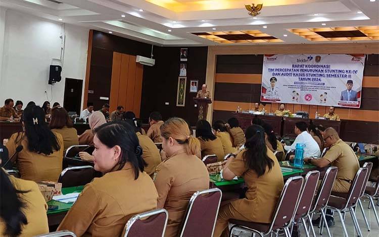 Dinas Pemberdayaan Perempuan, Anak, dan Pengendalian KB Katingan Gelar Rapat Koordinasi TPPS