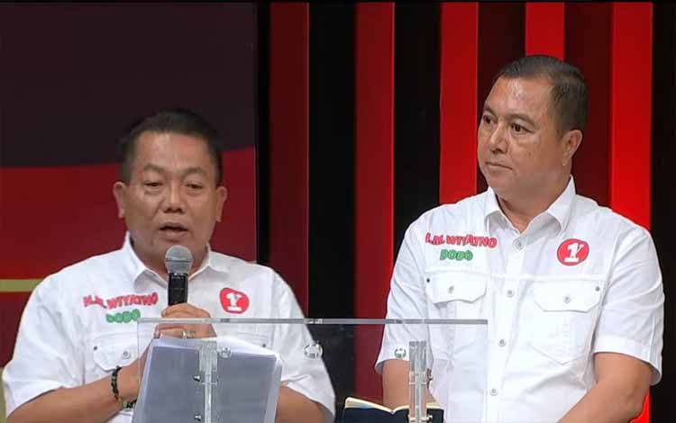 Paslon HM Wiyatno-Dodo Paparkan Strategi Jaga Stabilitas Harga Pangan di Debat Kedua Pilkada Kapuas 2024