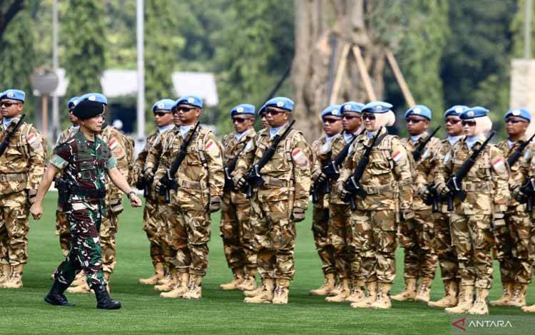 240 Prajurit Siap Bertugas Bersama Pasukan Perdamaian di Afrika Tengah