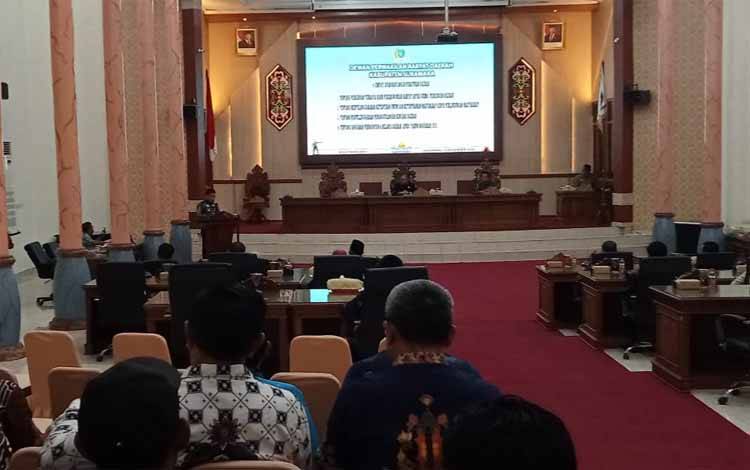 Raperda Penyelenggaraan Ketertiban Umum dan Ketentraman Masyarakat Untuk Ciptaan Situasi Kondusif di Sukamara
