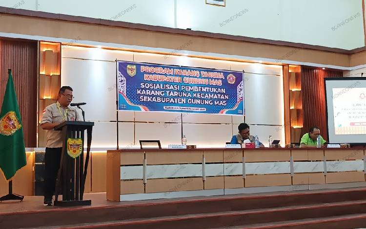 Karang Taruna Gunung Mas Sosialisasi Pembentukan Kartar Kecamatan