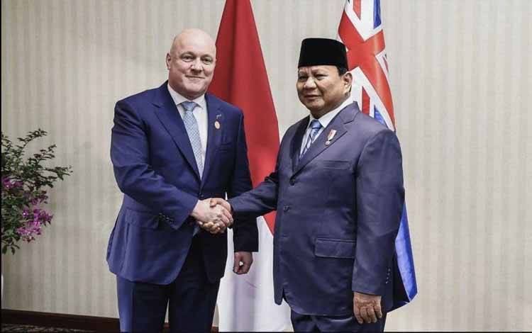 Presiden Prabowo Bertemu PM Luxon Bahas Perdagangan Hingga Inovasi