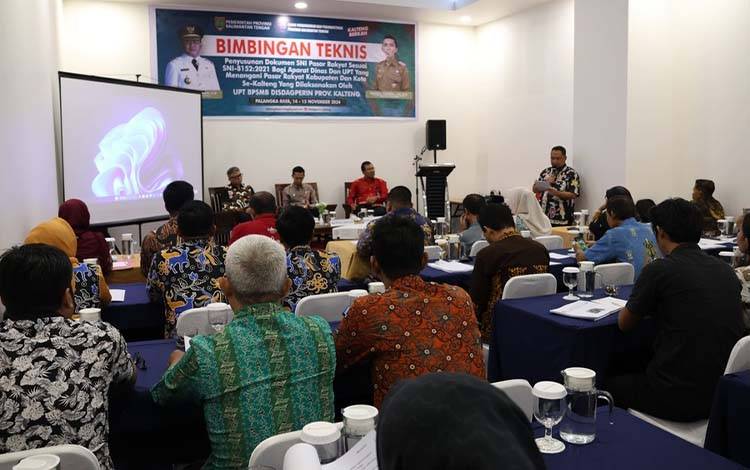 BPSMB Kalteng Gelar Bimtek Penyusunan Dokumen SNI Pasar Rakyat