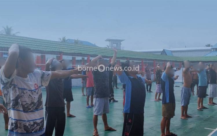 Warga Binaan Rutan Kapuas Rutin Ikuti Senam untuk Tingkatkan Kesehatan