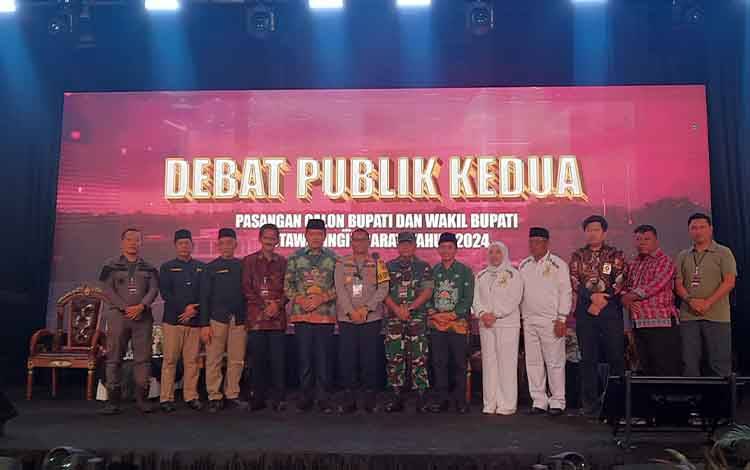 Ketua DPRD Kobar Apresiasi KPU Sukses Gelar Debat Publik Kedua Paslon Bupati