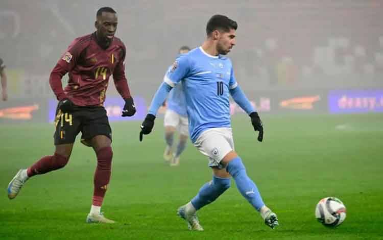 Timnas Belgia Ditaklukkan Israel dengan Skor Tipis 0-1