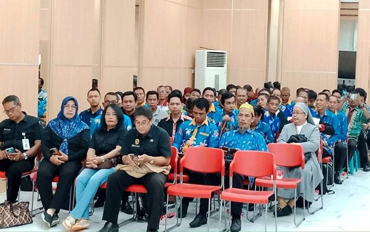 Suasana saat kegiatan sosialisasi pencegahan perundungan, kekerasan, dan intoleransi di satuan pendidikan jenjang SMP di Kapuas. (FOTO: IST)