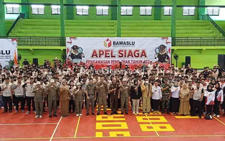 Bawaslu Kotim Gelar Apel Siaga Pengawasan Pilkada 2024