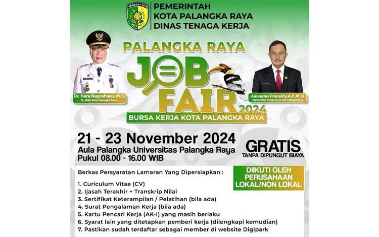 Pemko Palangka Raya Gelar Job Fair Buka Peluang Emas Bagi Pencari Kerja