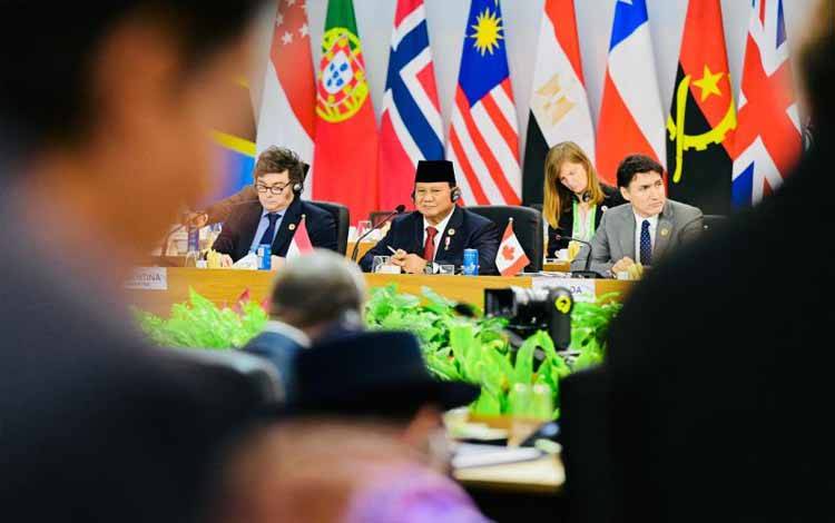 Prabowo di G20: Makan Bergizi Gratis Bagian Vital Strategi Pemerintah